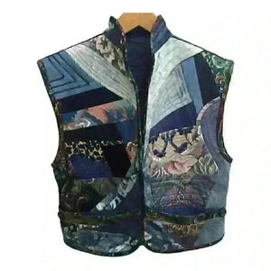 Vintage Deanna  Gauthier Reversible Vest